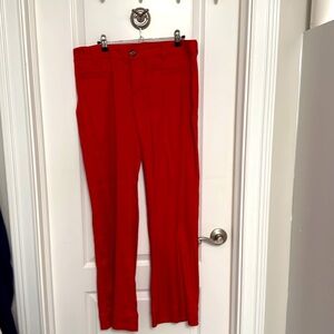 Cabi Linen Straight Leg Linen Pants